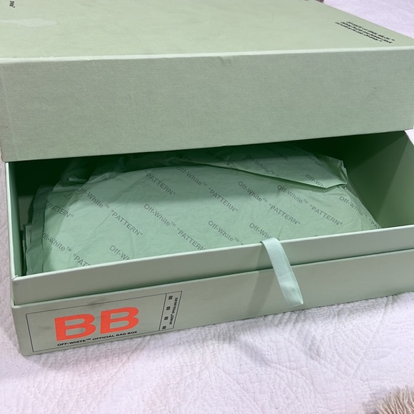 NWT 100% authentic Off-white leather mini back pack - Picture 8 of 10